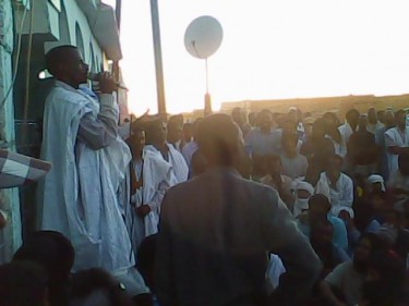 The demonstration in Zouerat